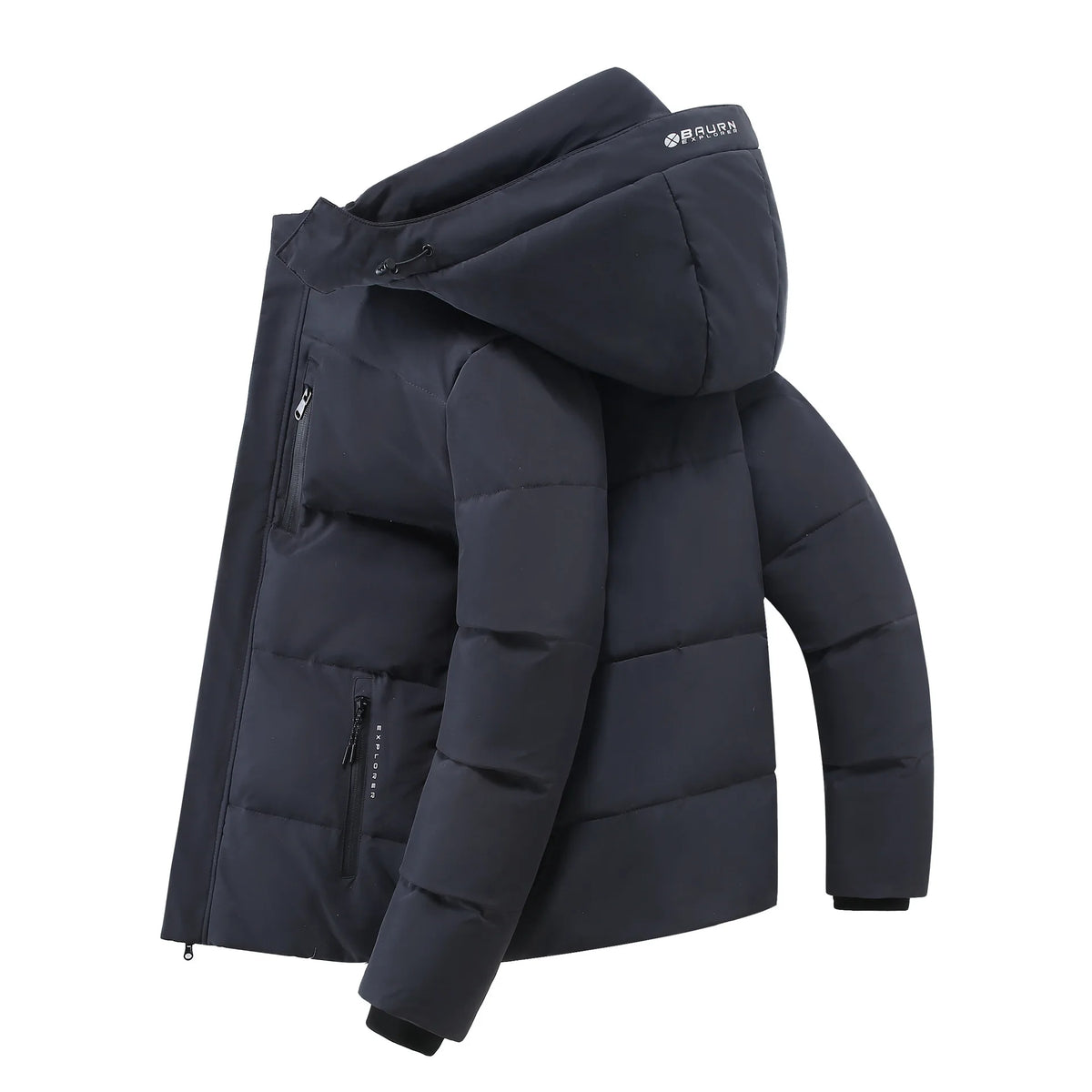 New Winter Men Hooded Casual Short Puffer Jackets Man White Duck Down Coats Quality Male Outdoor Windproof Thicker Warm Parkas 5
