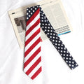 Star Striped American/USA Tie Flag Mens Print Necktie for Man Wedding Performance Tie for Business Party Ties Shirts Accessories