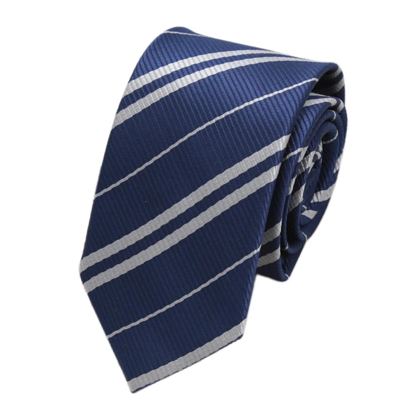 Fashion Necktie for Men Women Tie 7cm Casual Striped Preppy Style Slim Girls JK Neck Tie Wedding Gravatas Accessories Corbatas