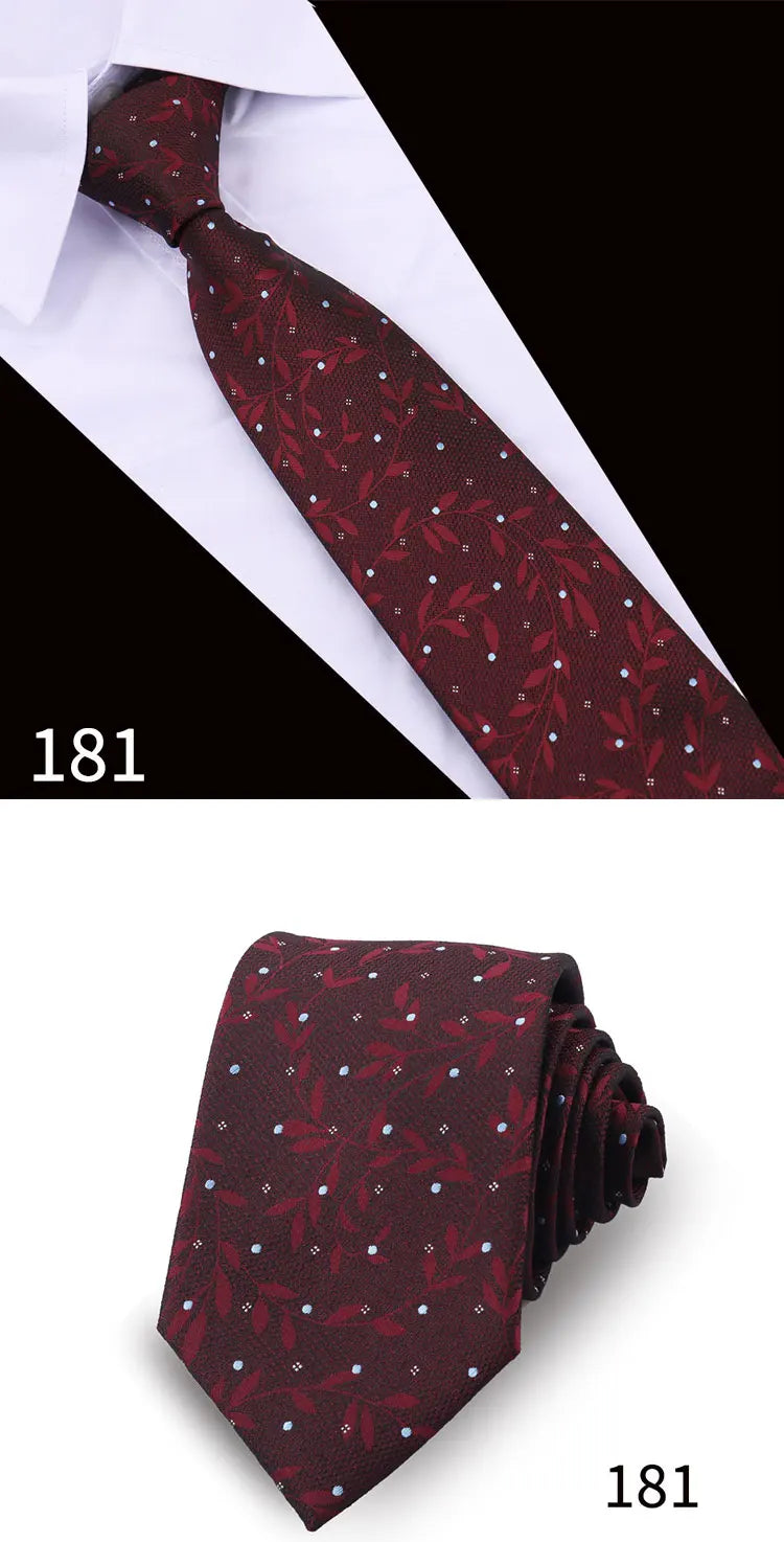 Men Tie Necktie For Men Business Wedding Party Luxury Paisley Necktie Fashion Floral Mens Neck Tie Accessories Wholesale Gravata
