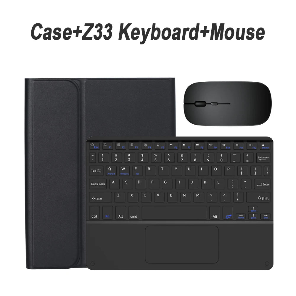 For Samsung Galaxy Tab A9 Plus 11 inch Case, Keyboard Case for Samsung Galaxy Tab A9+ 11 inch SM-X210/X216/X218