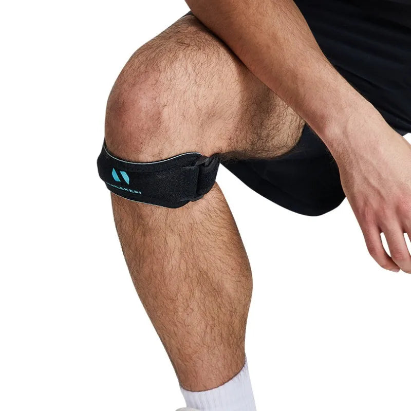 1/2PC Patella Knee Strap Support Stabilizer & Jumpers Knee Band Adjustable Patella Brace for Squat Jumper Tennis Hiking Soccer