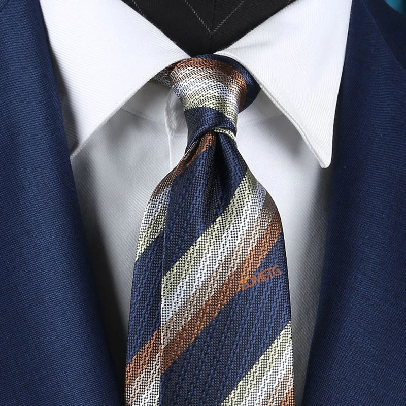 Ties for Men Fashion Necktie Striped Ties Tie Jannyday campling Necktie Wedding Ties red ties