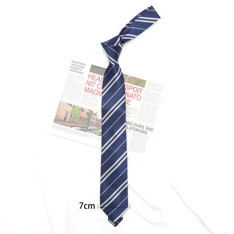 Women Men College Fashion Neck Tie Girls Japanese Style for Jk Uniform Cute Necktie Striped Uniform School Clothes Accessories