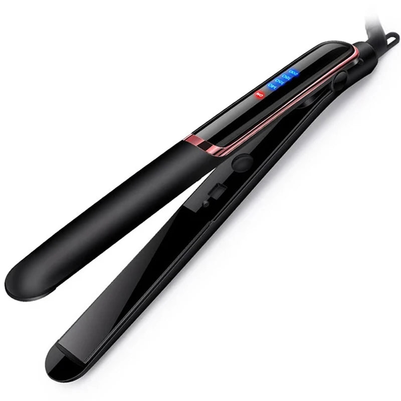 Professional Hair Straightener Ceramic Ionic Fast Heat-Up Hair Flat Iron Negative Ion  Iron Lcd Display Hair Straightener