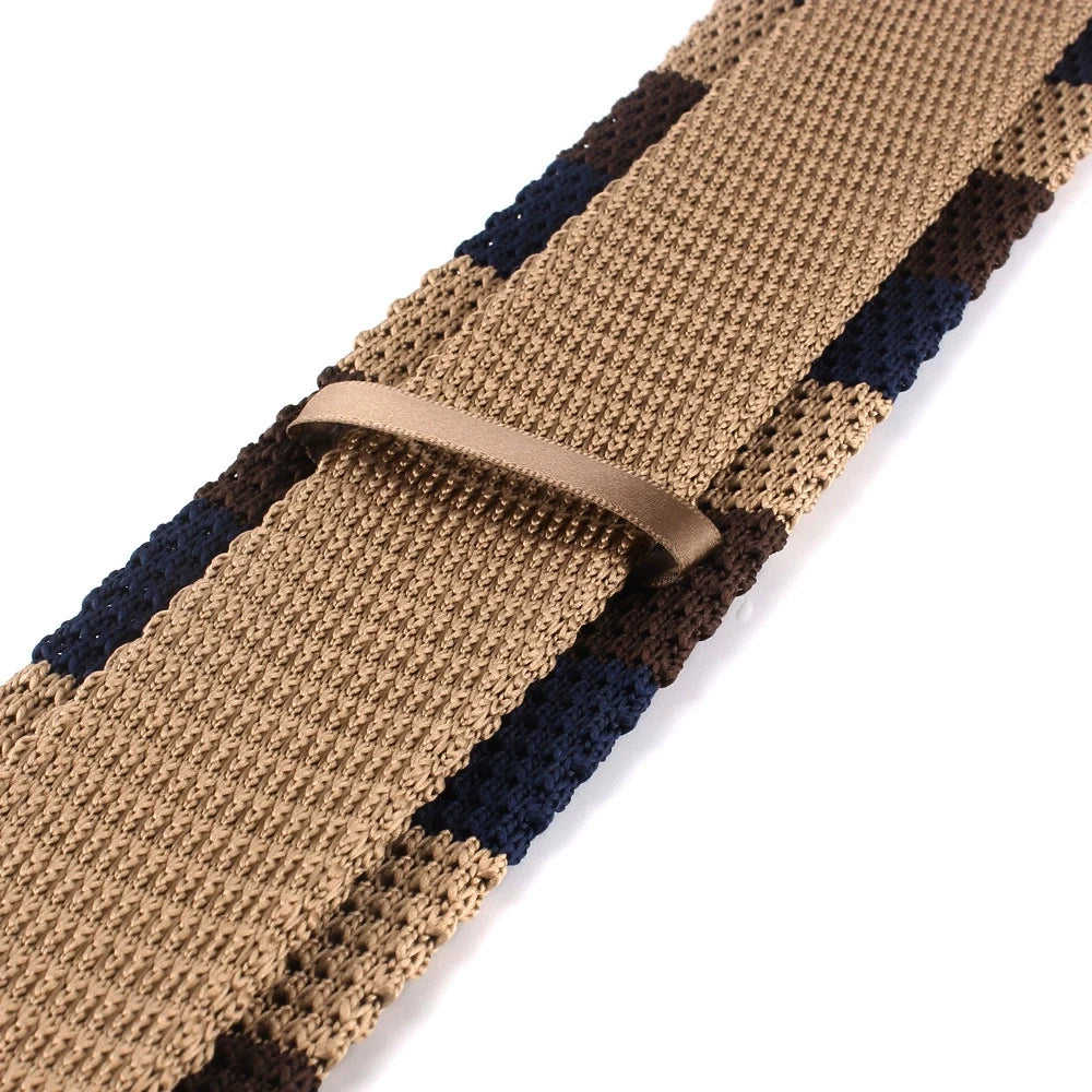 New Knit Ties Casual Skinny Necktie Boys Girls Knitted Striped Neck Tie Wedding Necktie Men