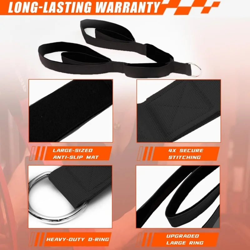 Tricep Rope Cable Attachment 3 in 1 Tricep Pull Down Attachment 3-Lengths for Triceps Back & Shoulders Triceps Extension Strap