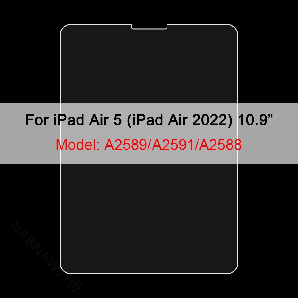 3Pcs Soft PET Screen Protector For iPad Air 5 4 3 2 1 Mini 6 5 For iPad 10.9 10th 9th 8th 7th 6th 5th Generation Protective Film
