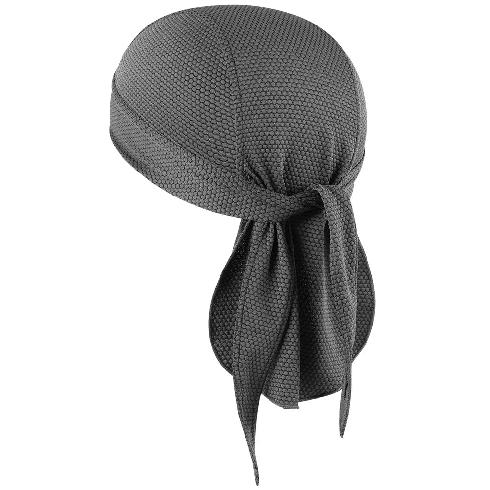 Quick-drying Bandana Cooling Doo Rags Sun Protection Headscarf Summer Beanies Hats Sport Running Cycling Hip Hop Soft Cap Durags