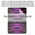 3pcs Screen Protector For iPad Pro 12.9 6th 5th 4th 3th 2th 1th Generation For iPad Pro 2022 2021 2020 2018 2017 2015 PET Film