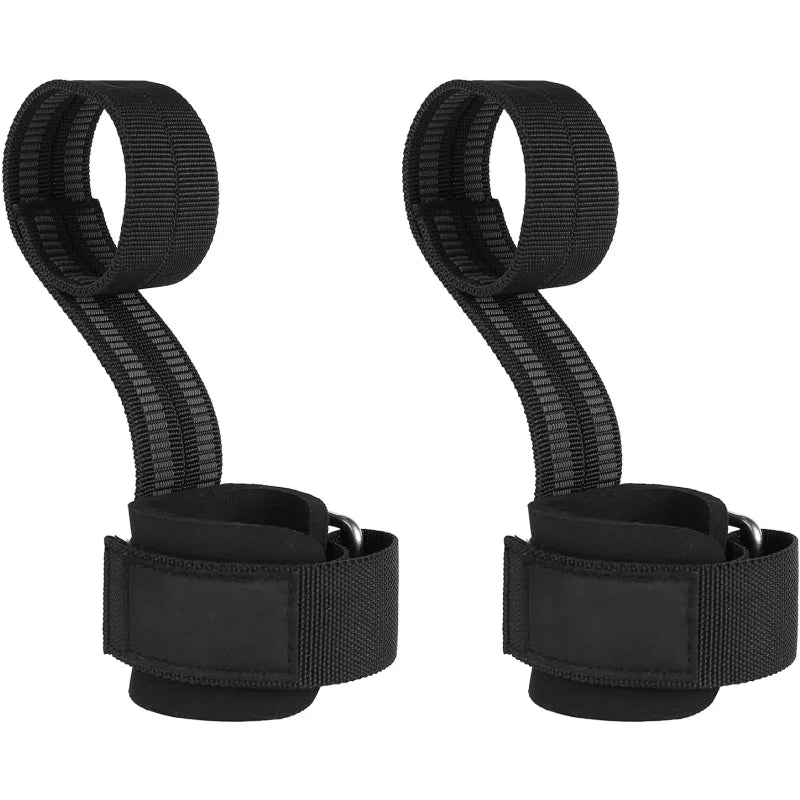1 Pair Weight Lifting Straps with Padded Wrist Wraps Gym Exercise Deadlift Straps Anti-Slip Weightlifting Straps for Men Women