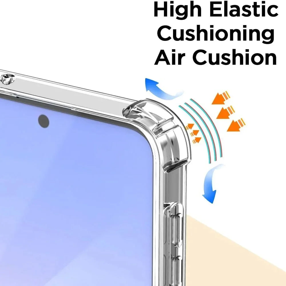 Soft Silicone TPU Phone Case For iPhone 17 Pro Max Anti-fall Transparent Phone Cover For  iPhone17 17 Pro 17Air Shockproof Cases