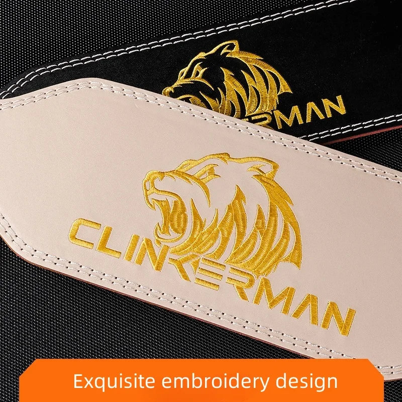 Lion Embroidery Weightlifting Belt, Width 11.5/15cm Professional Gym Powerlifting Belt for Men Women, Adjustment Fitness Belt.
