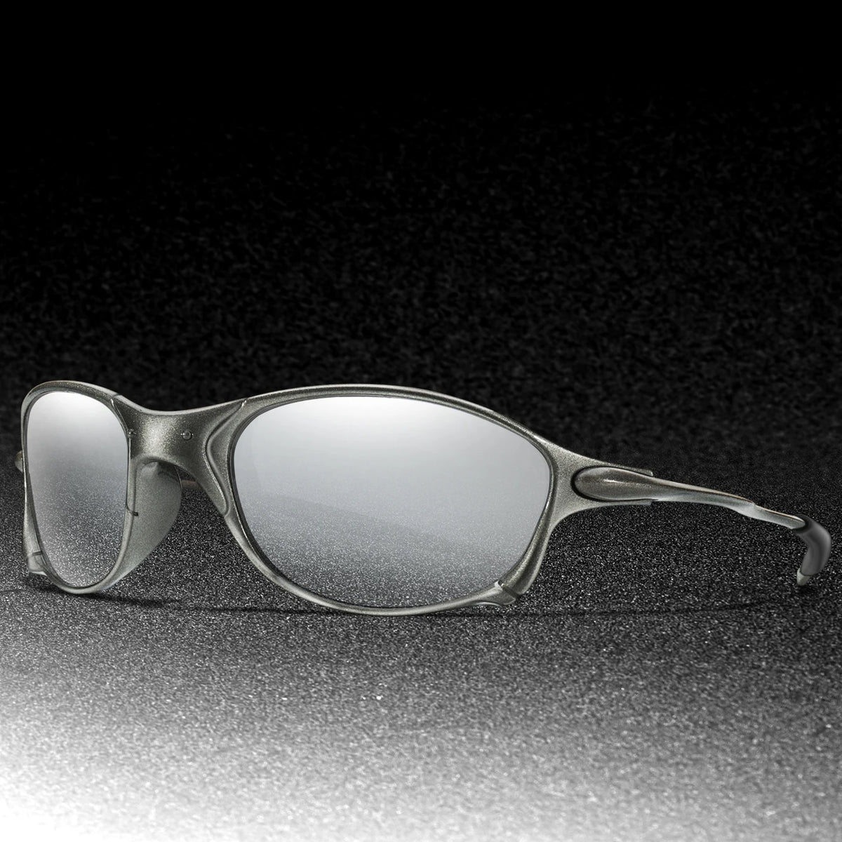 Men And Women Trendy Cycling Sunglasses Metal Shades With UV Protection for Outdoor Sports, Running, Hiking, Driving Travel