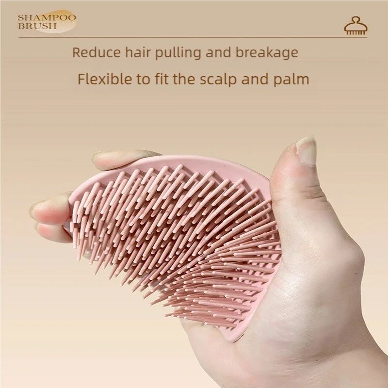 Hair Wash Brush for Scalp Head Massager Women Specialized in Barber Shop Foaming Long Teeth Adult Hair Wash Massage Tool