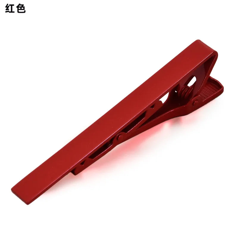 1PCS Tie Clips For Men Fashion Simple Bar Clasp Necktie Accessories Clasp Tie Pin Daily Business Wedding Ceremony Tie Clip Pin
