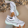 Women's Shoes Autumn 2026 Casual Sneaker New Style Two‑Color Single Shoes Versatile Fashionable Work Shoes Free Shipping
