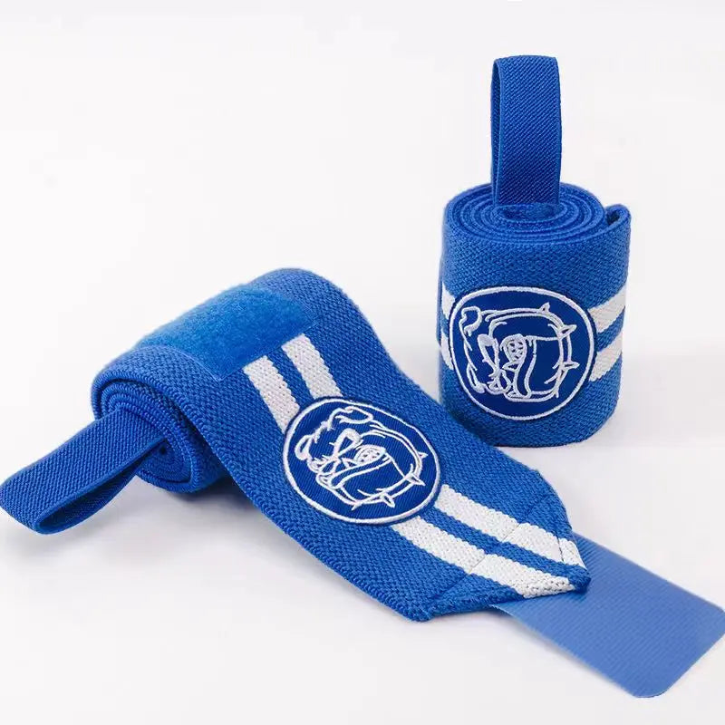 Weightlifting Wrist Strap Evil Dog Embroidery Fitness Wrist Support Wraps for Men Women Viking Wrist Gurad Gym Strength Training