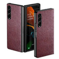 Case For Samsung Galaxy Z Fold 5 4 3 Fold5 Fold4 Fold3 Luxury Leather Business Cover For Samsung Galaxy Z Fold 4 Case