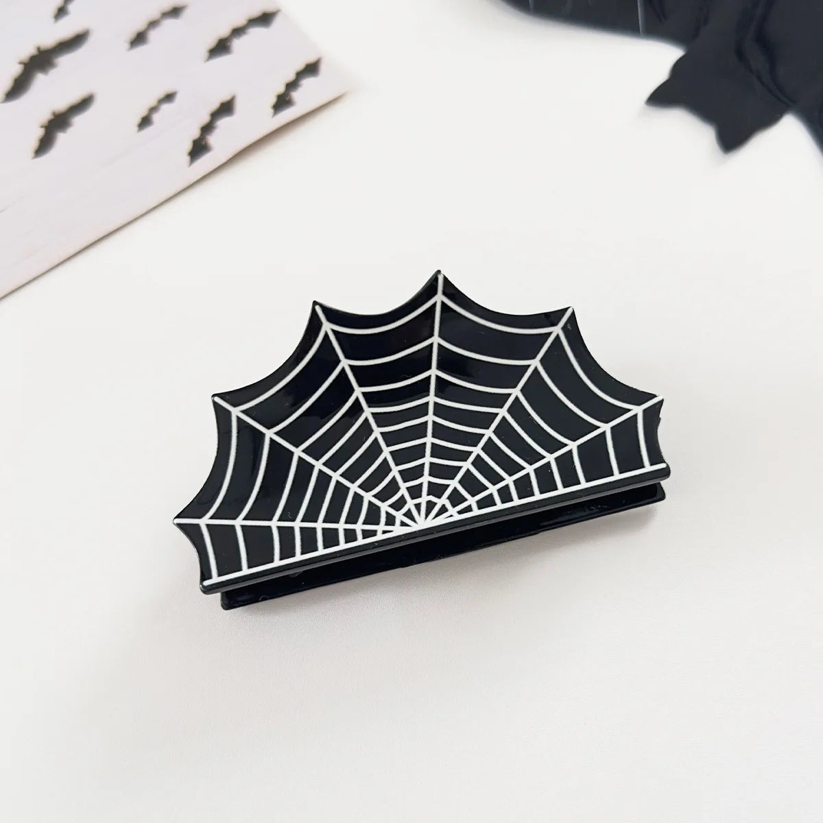 Cute Halloween funny hair accessories |  Cartoon Animal Ponytail Holder with Playful Moon & Star Design | Perfect for Halloween