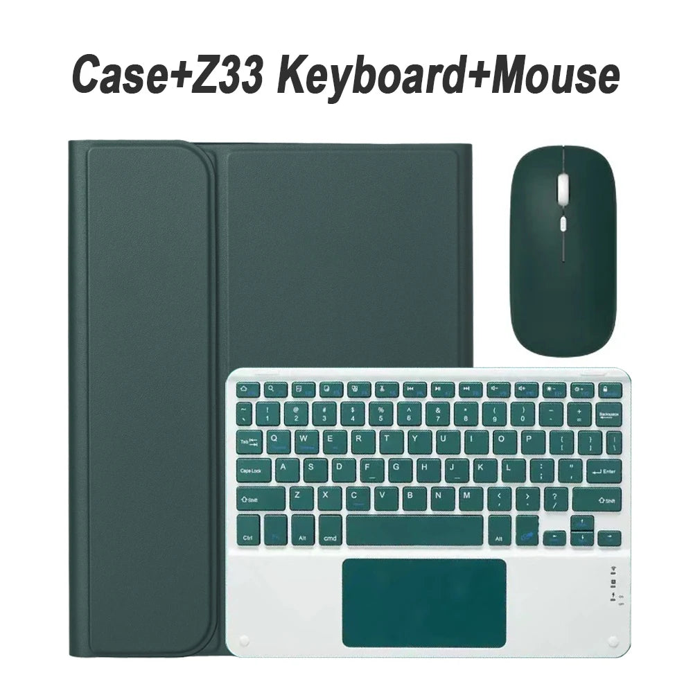 For Samsung Galaxy Tab A9 Plus 11 inch Case, Keyboard Case for Samsung Galaxy Tab A9+ 11 inch SM-X210/X216/X218