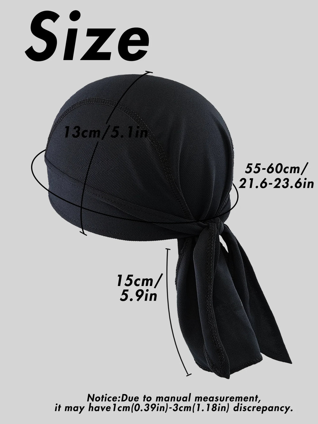 Durag for Men Cycling Pirate Hat Breathable Mesh Pirate Bandana Cap Sweat Absorbent Helmet Inner Head Cover Skull Cap for