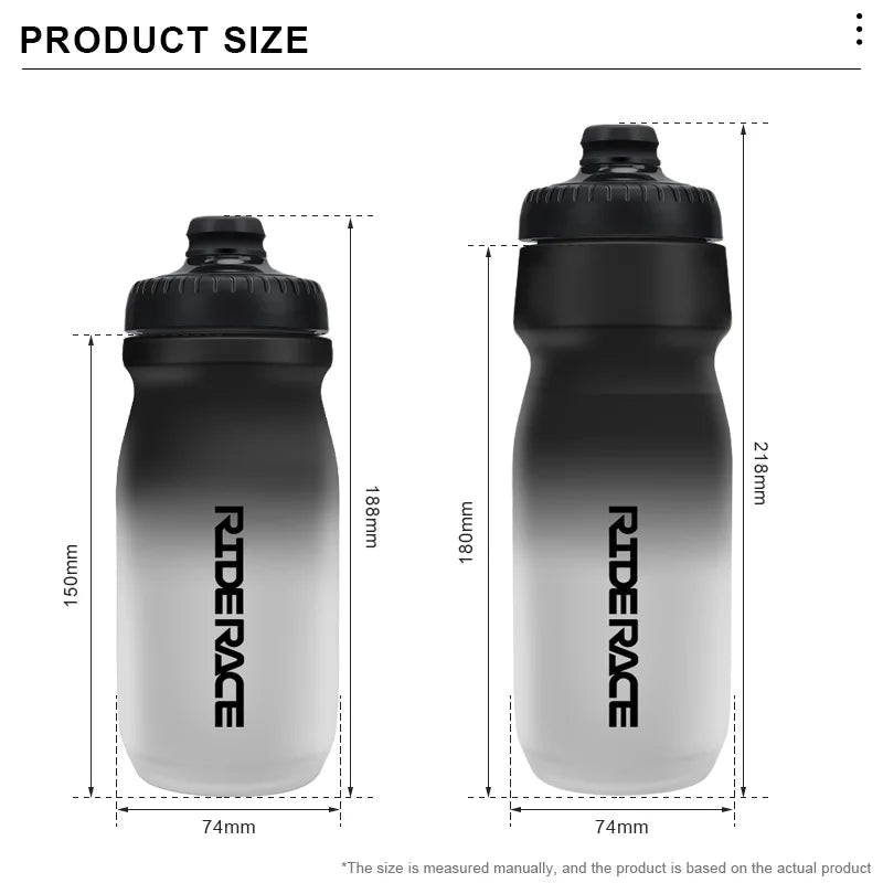 Cycling Water Bottle PP5 Taste-Free Lightweight Outdoor Sports Squeeze Kettle Bicycle Water Bottle Portable Bike Drink Cup