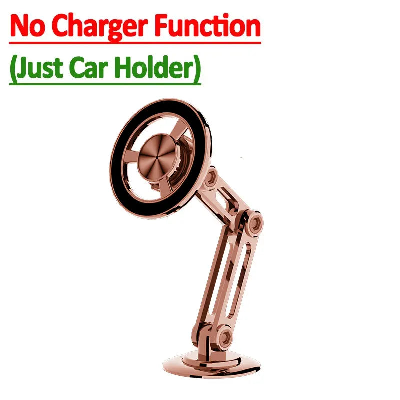 Magnetic Car Phone Holder 360° Rotatable Stand Strong Magnet GPS Navigation Bracket For MagSafe For iPhone 17 16 Xiaomi Huawei