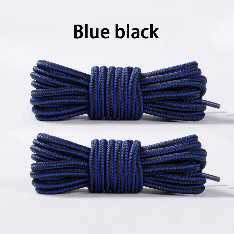 1Pair Round Striped Shoelace Outdoor Sports Shoelaces Sneaker Boots Laces Length 70cm/90cm/120cm/150cm