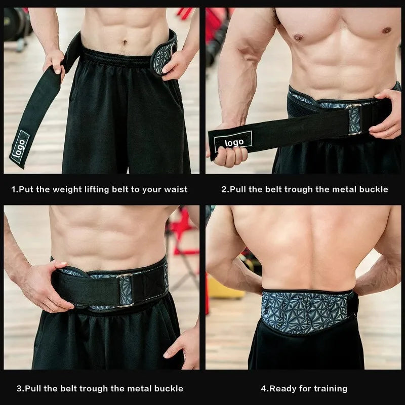 1 Pc Gym Belt Weight Lifting Belt for Men Women Powerlifting Deadlift Squat Strength Workout Bodybuilding Waist and Back Support