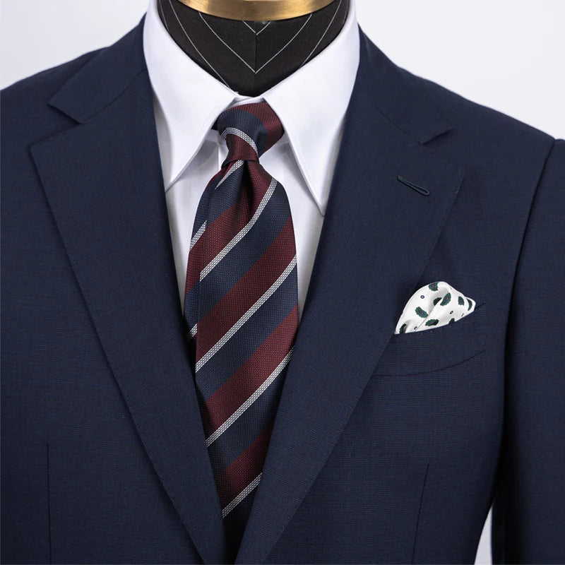 9cm Tie Ties Neckties for men High Quality Ties Red Green Tie strip Necktie Wedding neckties Fashion Zometg