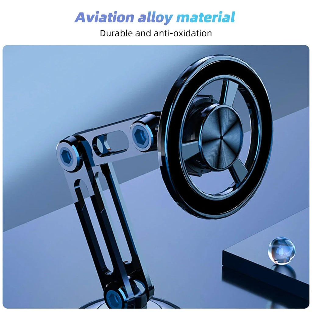 360° Rotate Metal Holder Strong Magnetic Car Phone Holder Foldable Phone Stand Air Vent Magnet Mount GPS Support For Phone