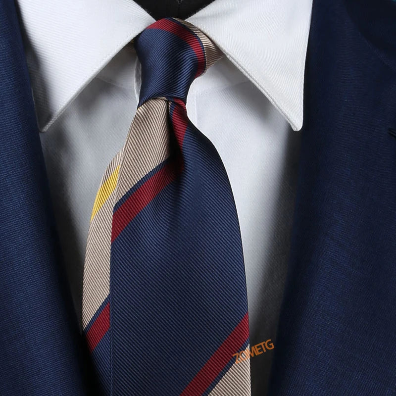 Ties for Men Fashion Necktie Striped Ties Tie Jannyday campling Necktie Wedding Ties red ties