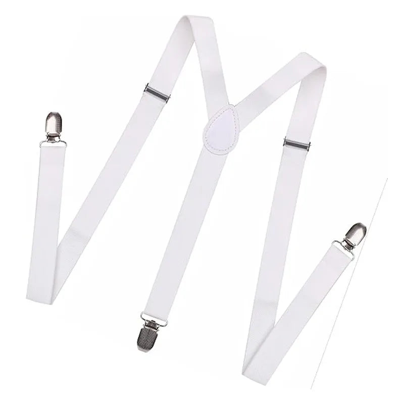 Suspenders For Men Pants Apparel Adult Suspender Man Shirt Dress Women Wedding Party Solid Colors Suit Skirt With Braces Straps