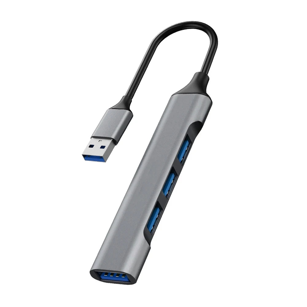 USB C Hub USB Hub 3.0 Type C Docking Station Aluminum 4-in-1 USB Expander, with 3 USB Ports and 1 USB C Port USB Distributor