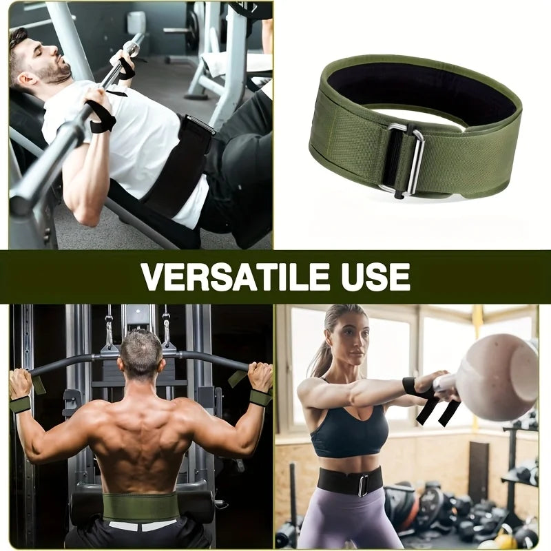 EVA Weight Lifting Belt, 4" Wide Locking Weight Belt for Performance Lifting, Adjustable Weightlifting Belts for Men & Women