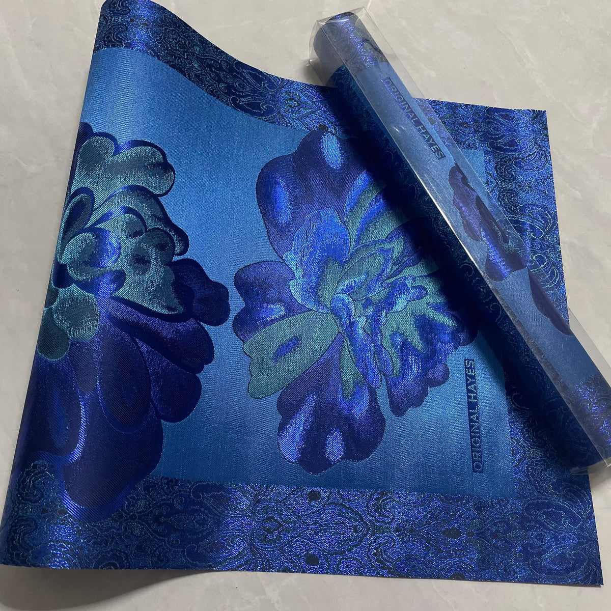Newest African SEGO Gele Headtie Ankara Gele Ipele Blue Wrapper Head Tie Wrap Hair Scarf Turban Tissu 3D Embroidered Sego 2pcs