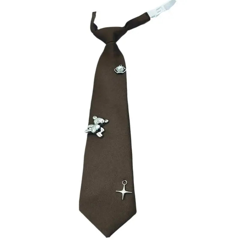 Funny Children Tie Elegant Women Necktie Casual Dress Tie Animal Pattern Tie for Everyday Styles and Comfort