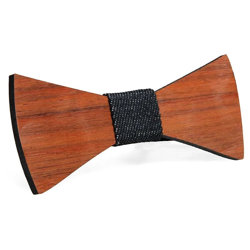 Fashion Wooden Bow Tie For Men Unisex Hollow Out Carved Retro Wooden Neck Ties Adjustable Strap Vintage Bowtie Gravata Corbatas