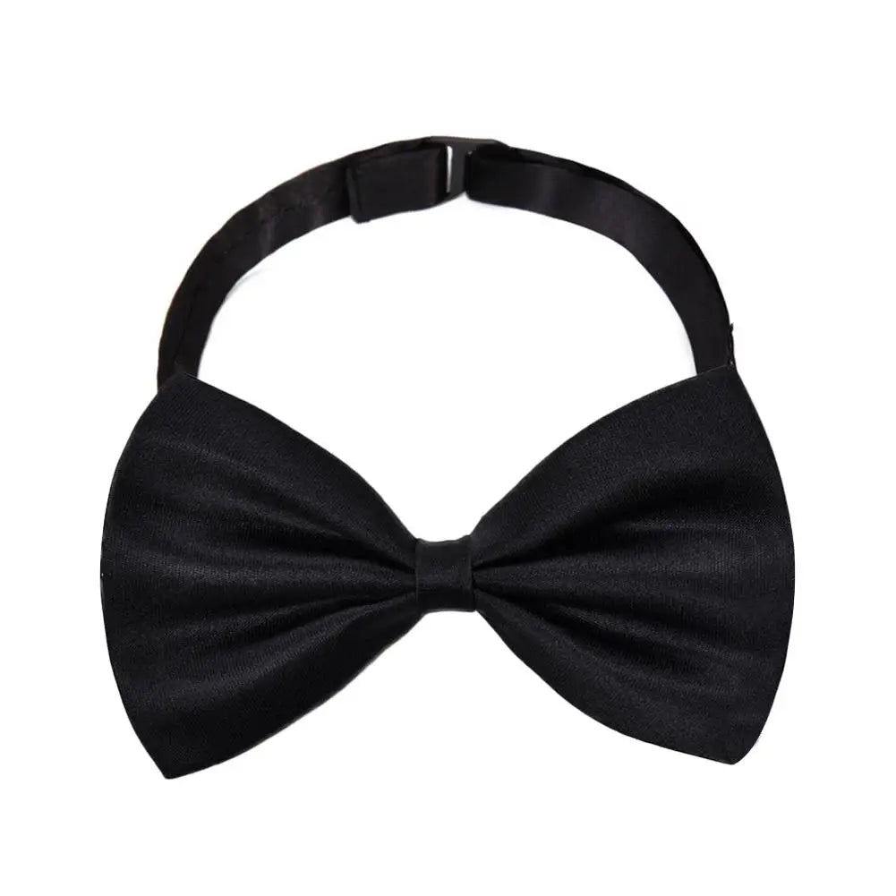 1/2/3Pcs Bow Ties For Men Wedding Bowtie Black Neck Tie Adjustable Bowknot Classic Butterfly Cravat Double Tie Business Gift