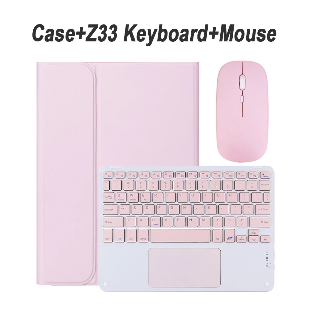 For Samsung Galaxy Tab A9 Plus 11 inch Case, Keyboard Case for Samsung Galaxy Tab A9+ 11 inch SM-X210/X216/X218