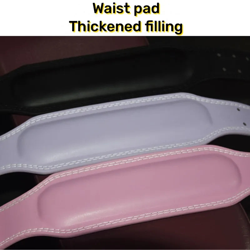 Weight Lifting Belt for Men Women Embroidery Gym Fitness Belt Colorful Powerlifting Belt for Deadlift Squat Back & Waist Support