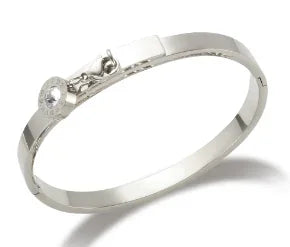 Beads Punk Gold Plated Thick Textured Open Bracelet Bangle for Women Men Trendy Stainless Steel Metal Bracelets