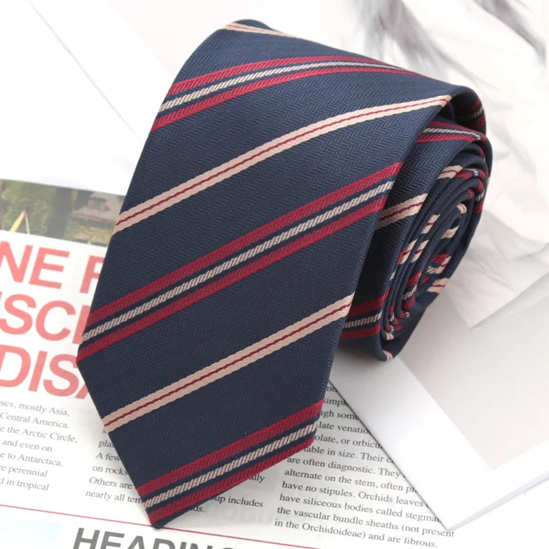 Women Men College Fashion Neck Tie Girls Japanese Style for Jk Uniform Cute Necktie Striped Uniform School Clothes Accessories