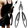 Tricep Rope Cable Attachment 3 in 1 Tricep Pull Down Attachment 3-Lengths for Triceps Back & Shoulders Triceps Extension Strap