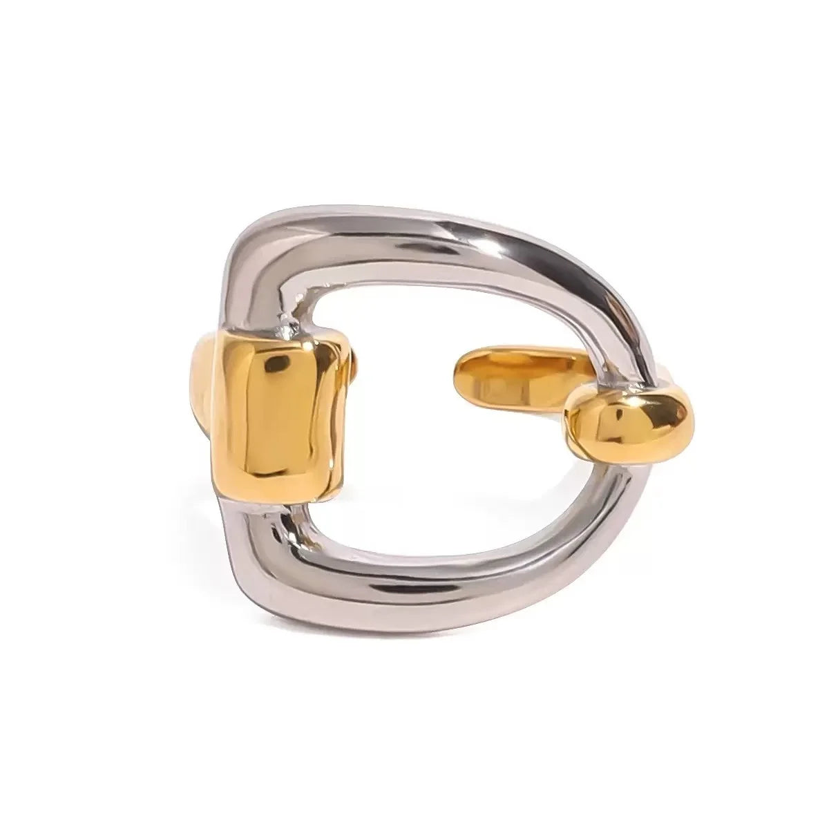 High End Waterproof Hollow Stainless Steel Finger Ring Trendy for Women Personalize Jewelry Wholesale