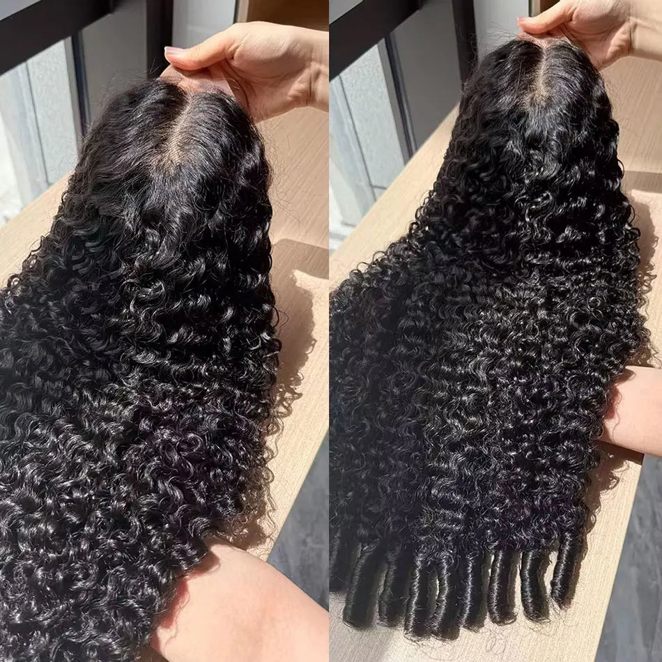 36 42 Inch Burmese Curly Hair Wig 13x6 HD Lace Front Human Hair Hair Wig 250% Density 13x4 Virgin Burmese Curly Human Hair Wig