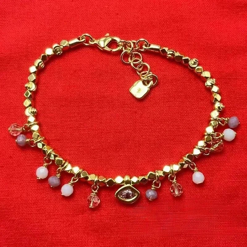 New best-selling fashionable geometric bracelet with interlocking rings, ladies' commemorative day gift bag
