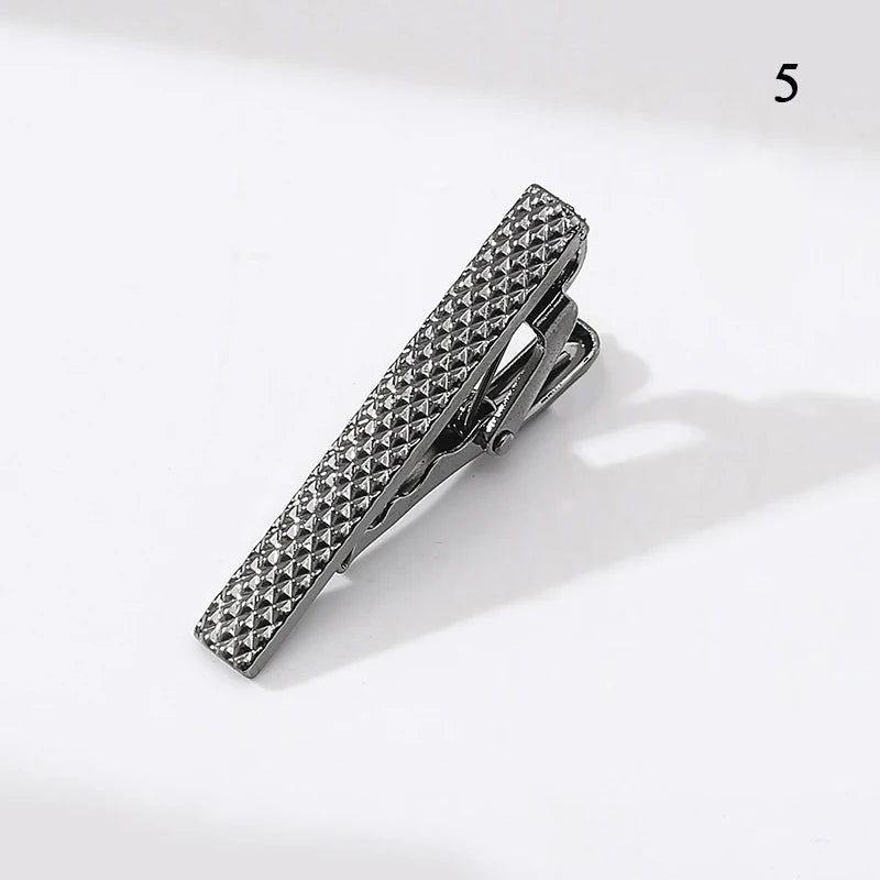 Tie Pin For Men Classic Tie Clips Copper Tie Bar Tie Collar Pin Business Corbata Necktie Clip Jewelry Gift Wedding Accessories
