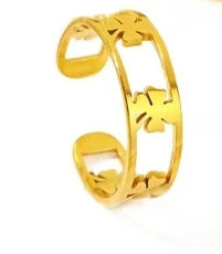 High End Waterproof Hollow Stainless Steel Finger Ring Trendy for Women Personalize Jewelry Wholesale